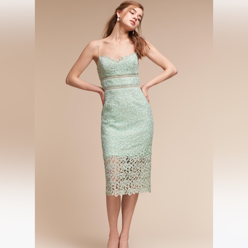 BHLDN Alessa dress Sage size 0